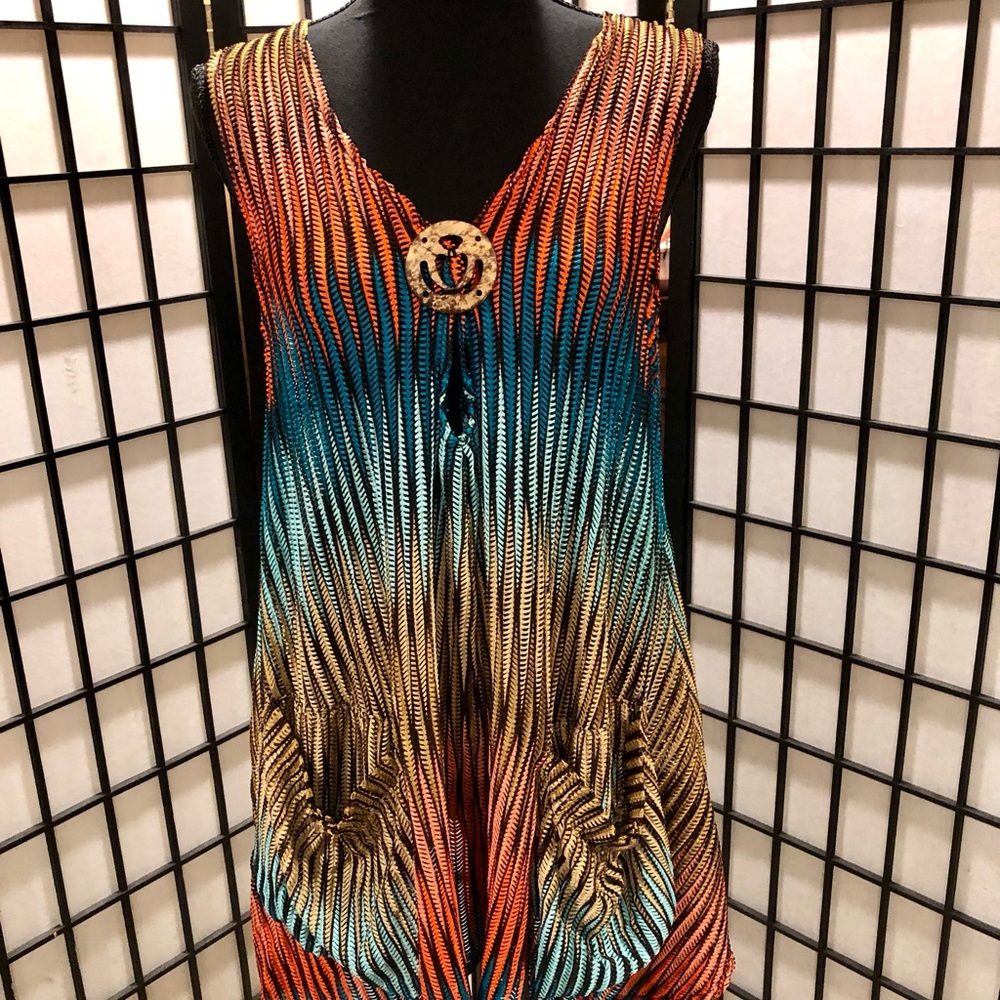 Colorful layering Vest, size- XL/XXL. Great condition
